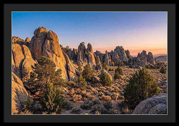 City Of Rocks Sunset Vista