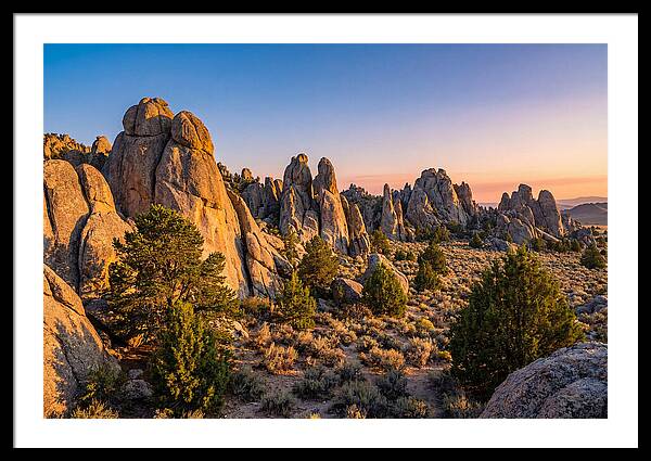City Of Rocks Sunset Vista