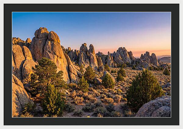 City Of Rocks Sunset Vista