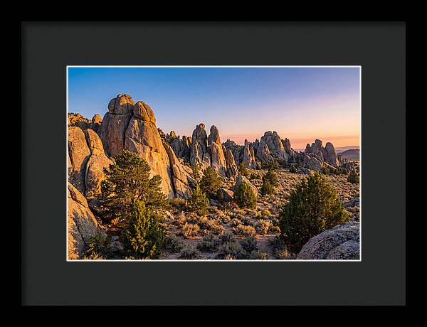 City Of Rocks Sunset Vista