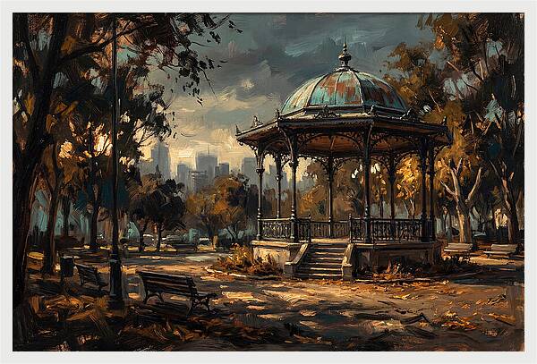 City Park Bandstand Serenity