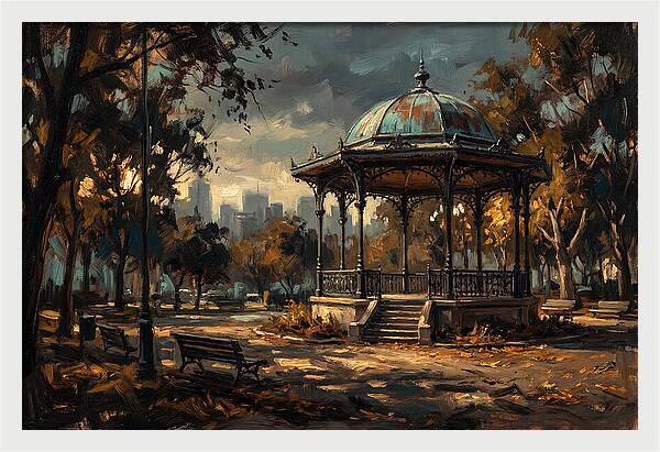 City Park Bandstand Serenity