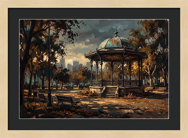 City Park Bandstand Serenity