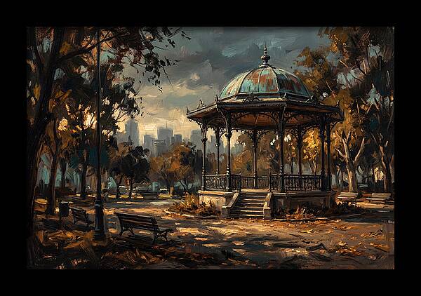 City Park Bandstand Serenity