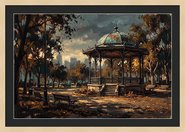 City Park Bandstand Serenity
