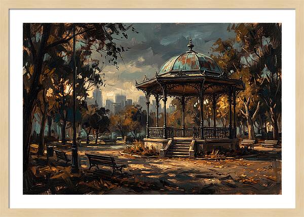 City Park Bandstand Serenity