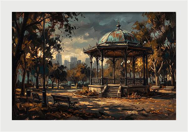 City Park Bandstand Serenity