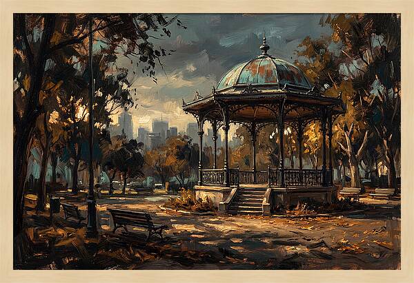 City Park Bandstand Serenity