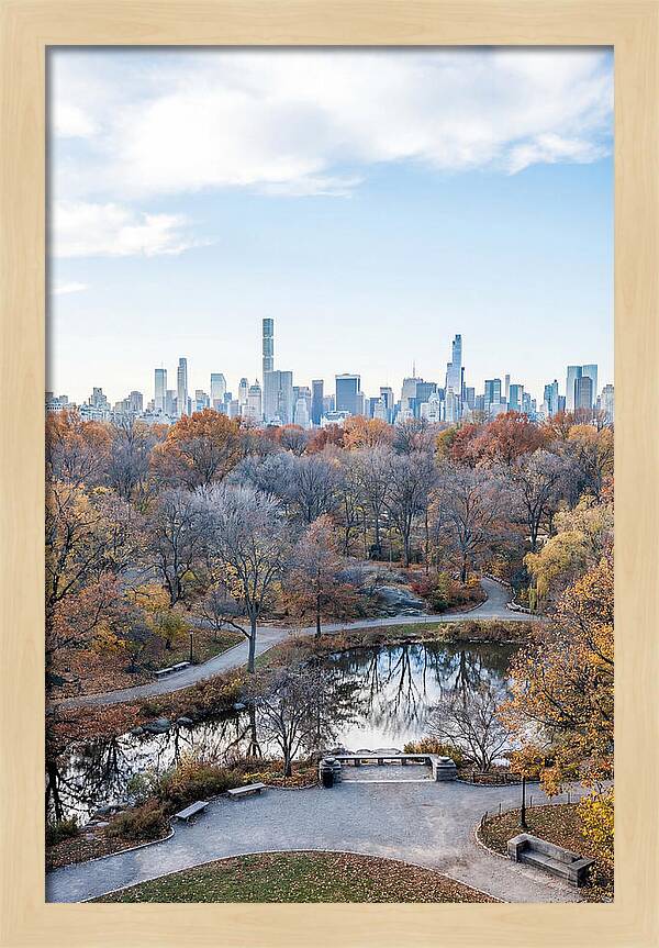 City Park In Autumn Splendor