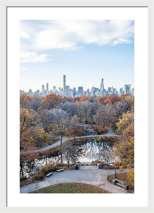 City Park In Autumn Splendor