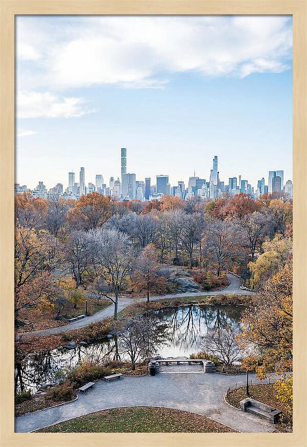 City Park In Autumn Splendor