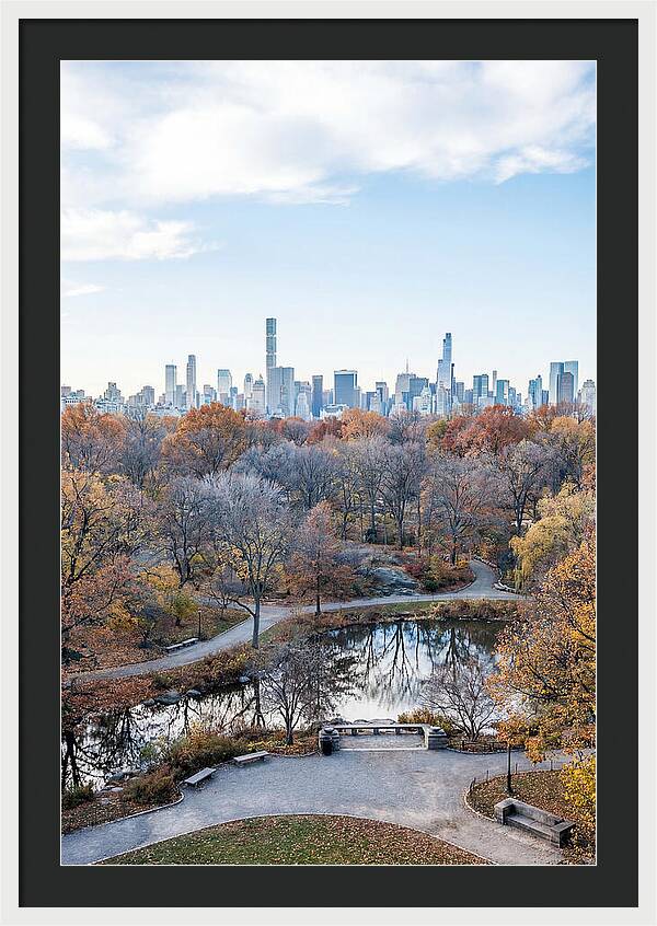 City Park In Autumn Splendor