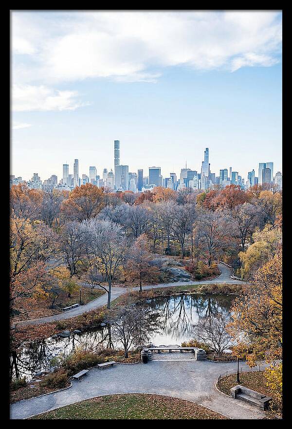 City Park In Autumn Splendor