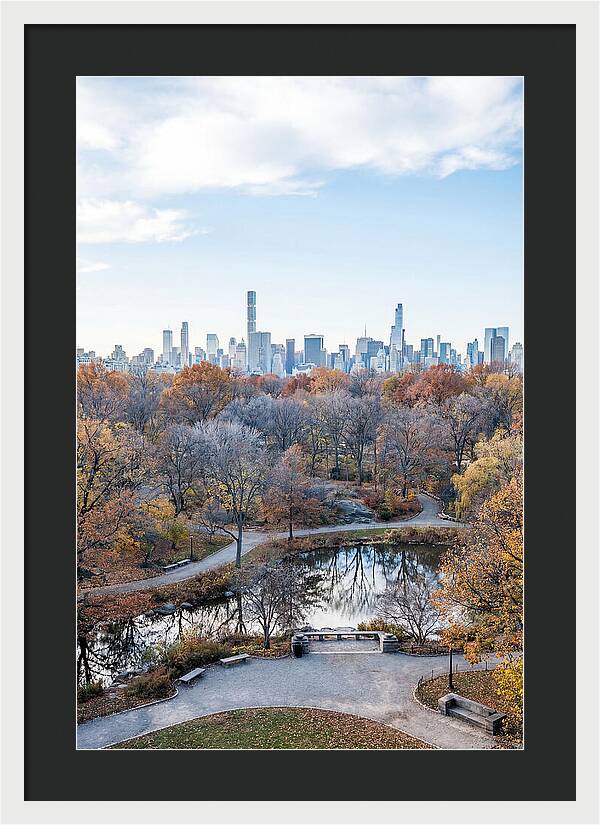 City Park In Autumn Splendor
