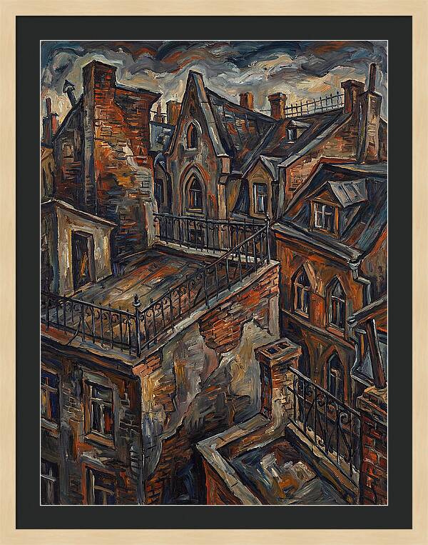 City Rooftop Reflections