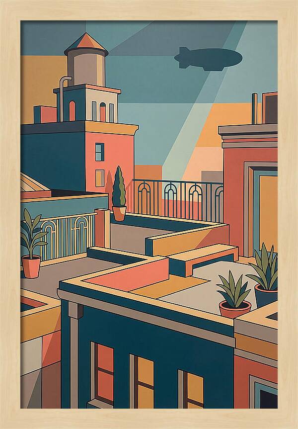 City Rooftop Serenity