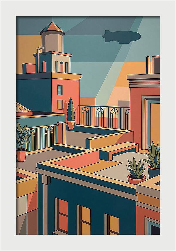 City Rooftop Serenity