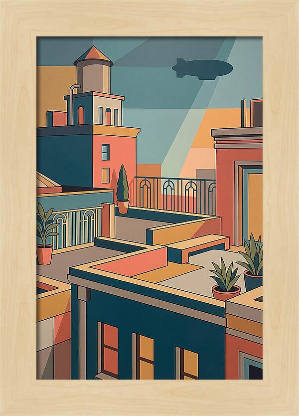 City Rooftop Serenity
