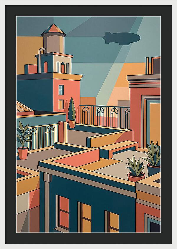City Rooftop Serenity