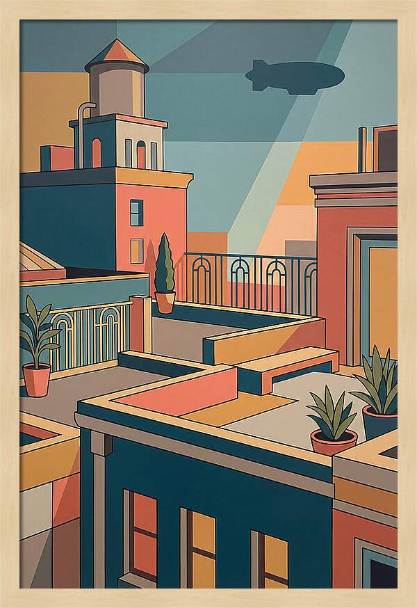City Rooftop Serenity