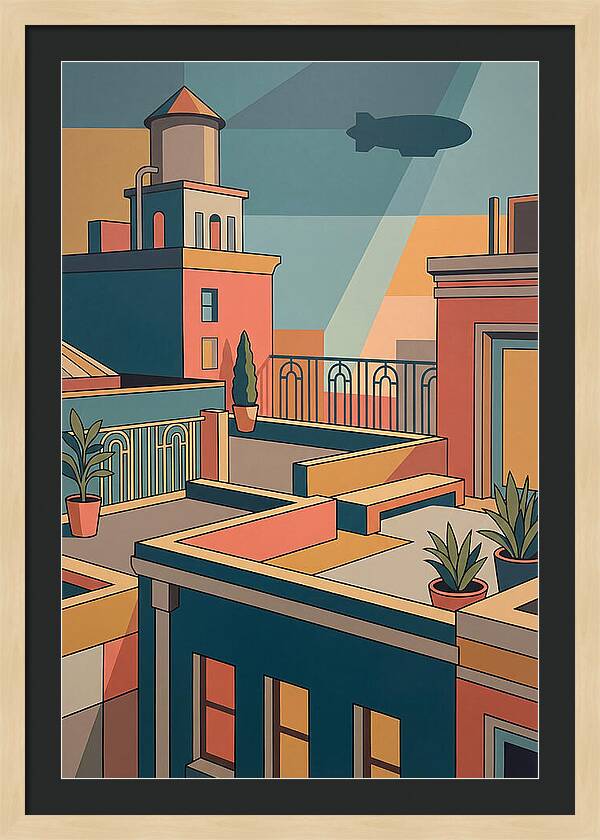 City Rooftop Serenity