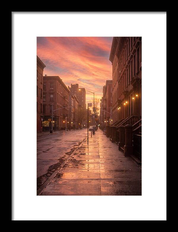City Street After Rain