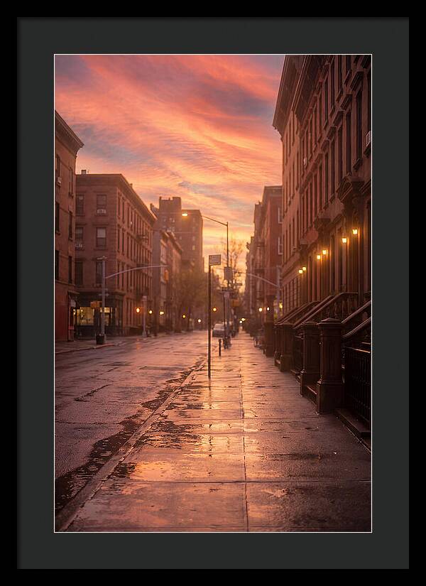 City Street After Rain