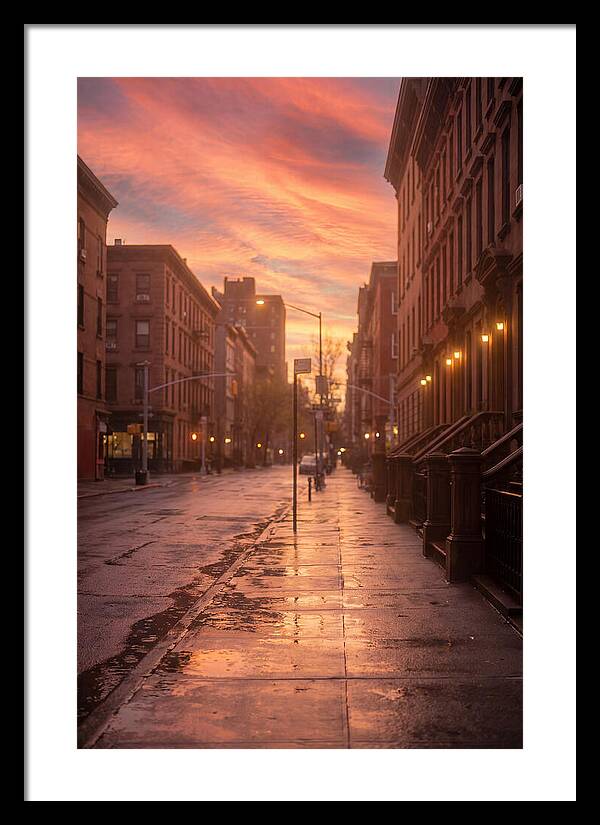 City Street After Rain