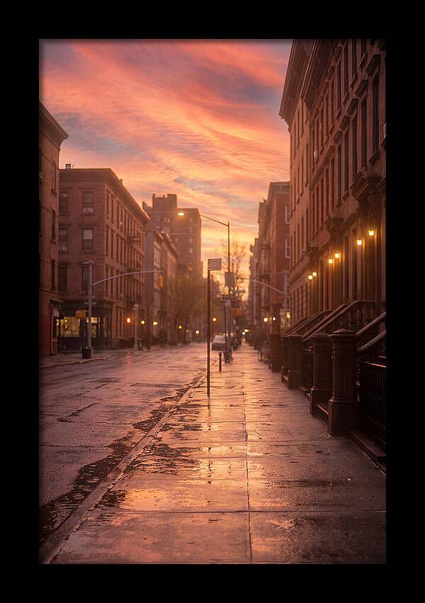 City Street After Rain