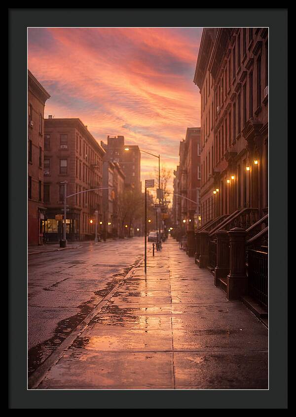 City Street After Rain