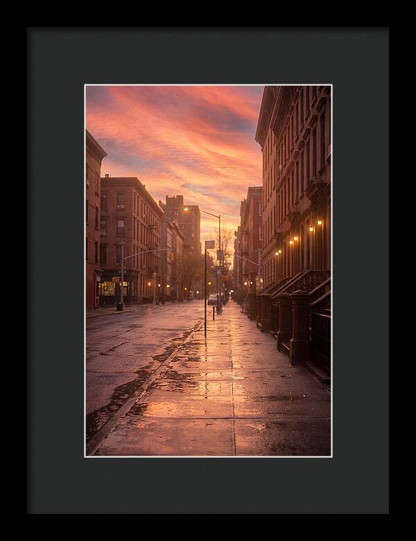 City Street After Rain