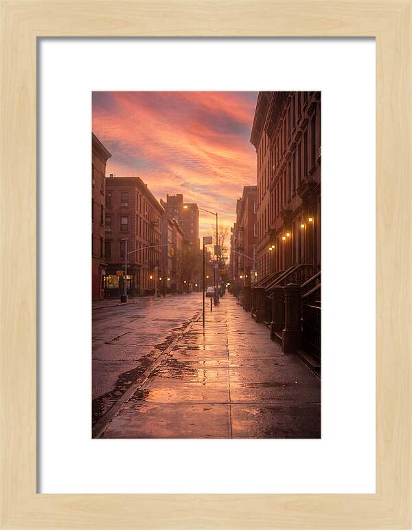 City Street After Rain