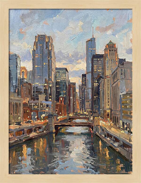 Cityscape Serenity At Twilight