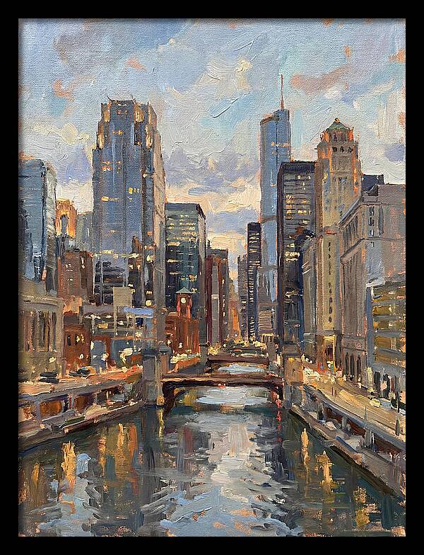 Cityscape Serenity At Twilight
