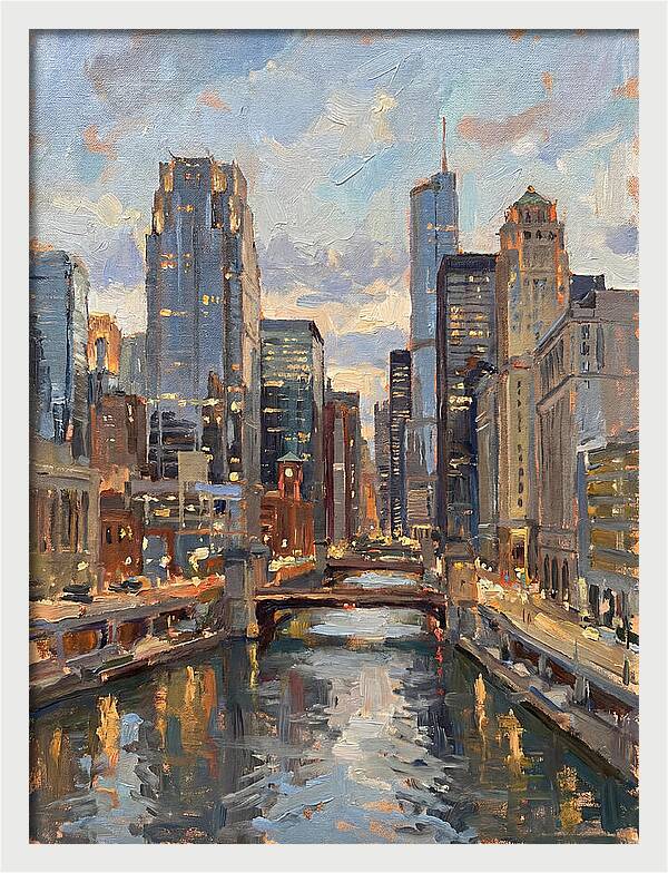 Cityscape Serenity At Twilight