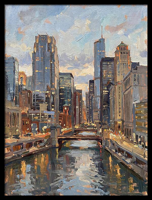 Cityscape Serenity At Twilight