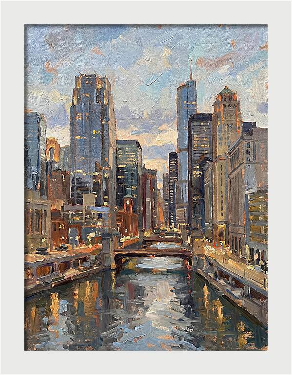 Cityscape Serenity At Twilight