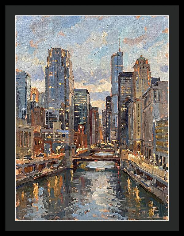 Cityscape Serenity At Twilight