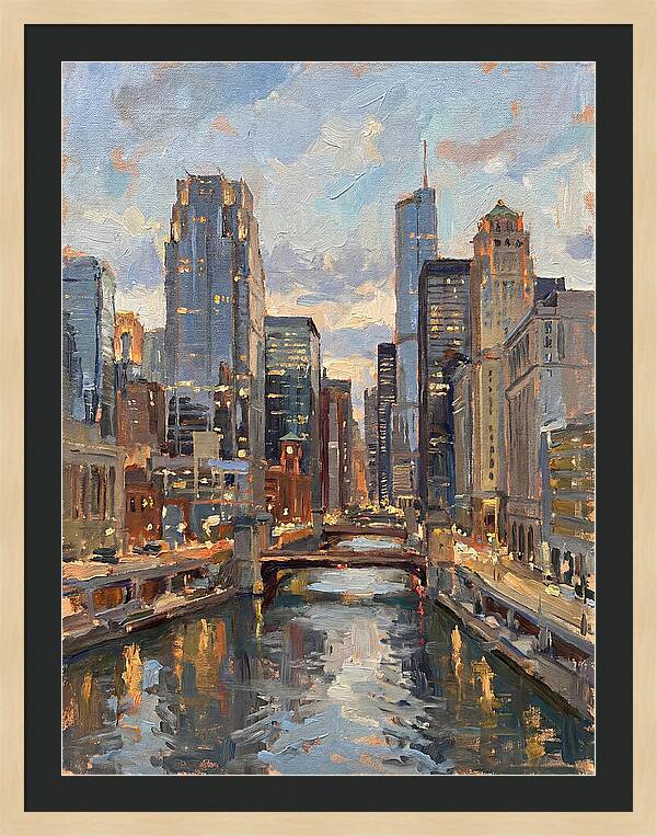 Cityscape Serenity At Twilight