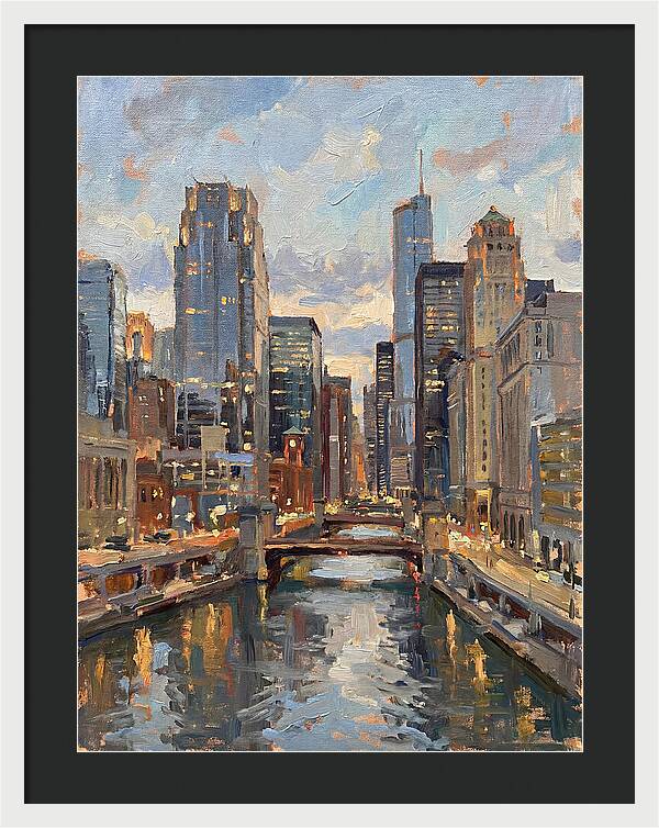 Cityscape Serenity At Twilight