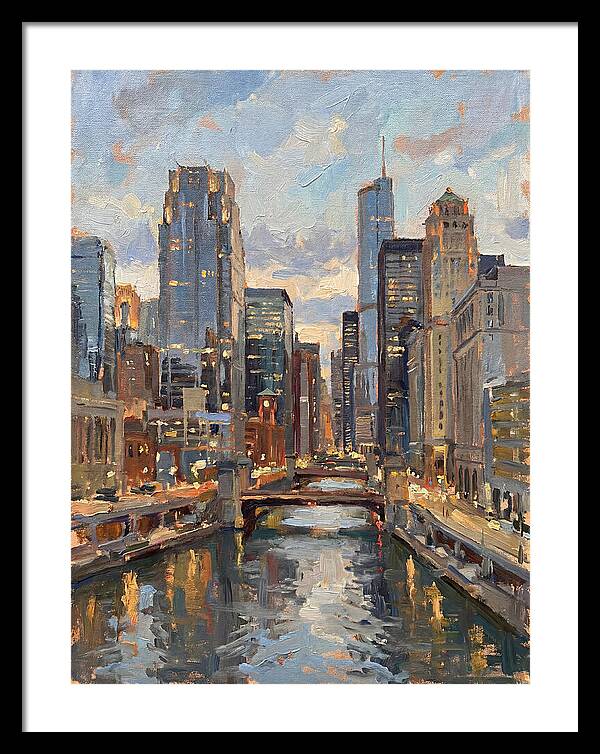 Cityscape Serenity At Twilight