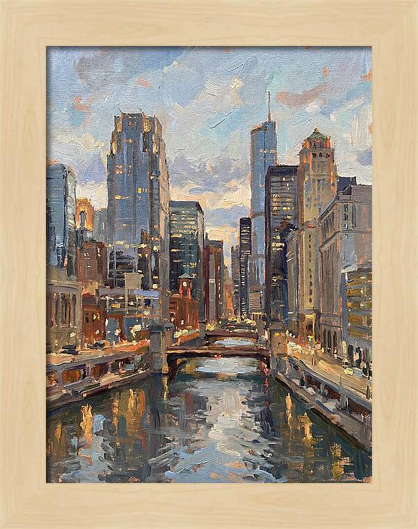 Cityscape Serenity At Twilight