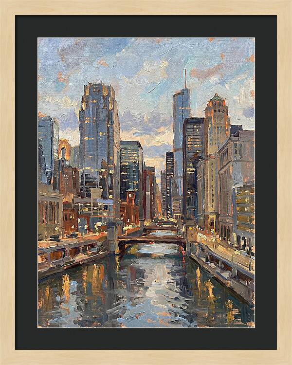 Cityscape Serenity At Twilight