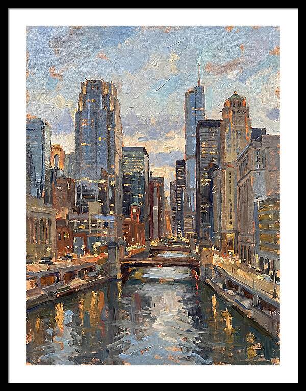 Cityscape Serenity At Twilight