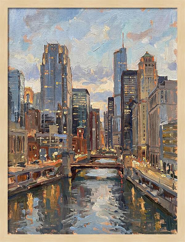 Cityscape Serenity At Twilight