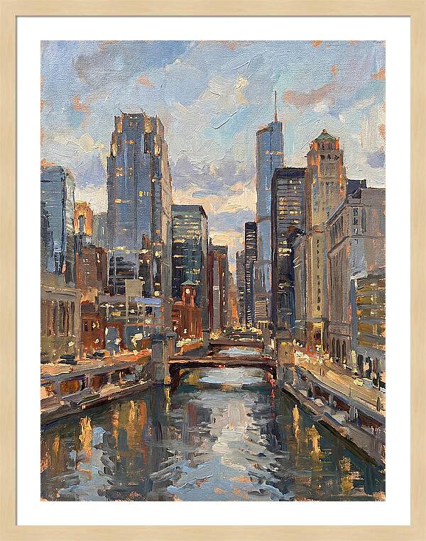 Cityscape Serenity At Twilight