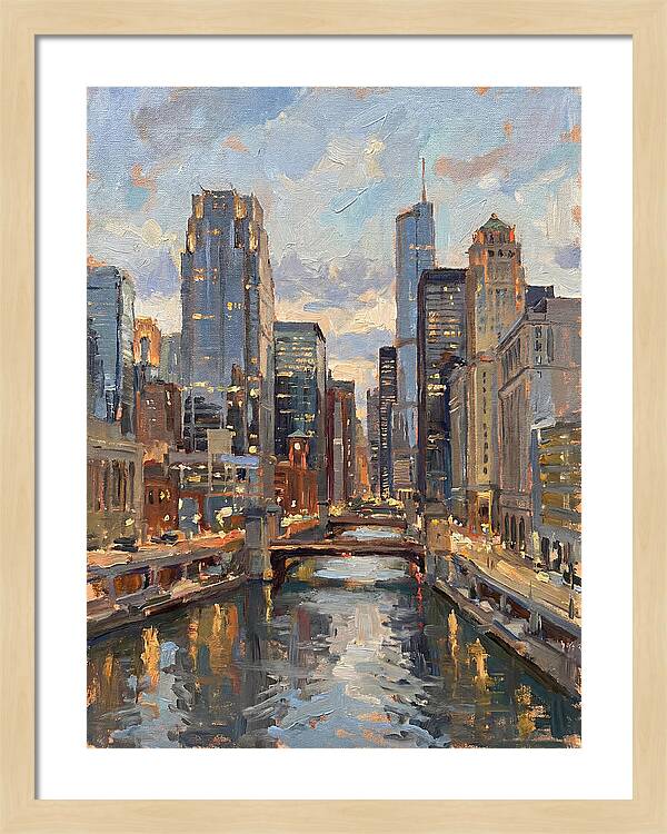 Cityscape Serenity At Twilight