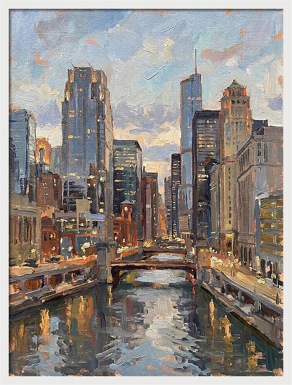 Cityscape Serenity At Twilight