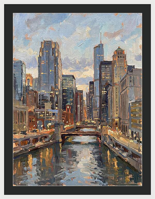 Cityscape Serenity At Twilight