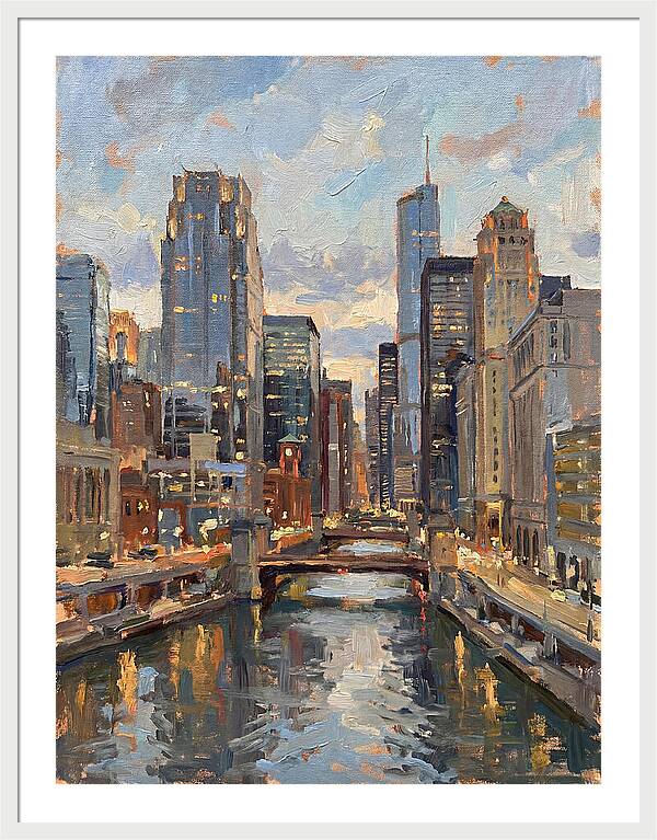 Cityscape Serenity At Twilight